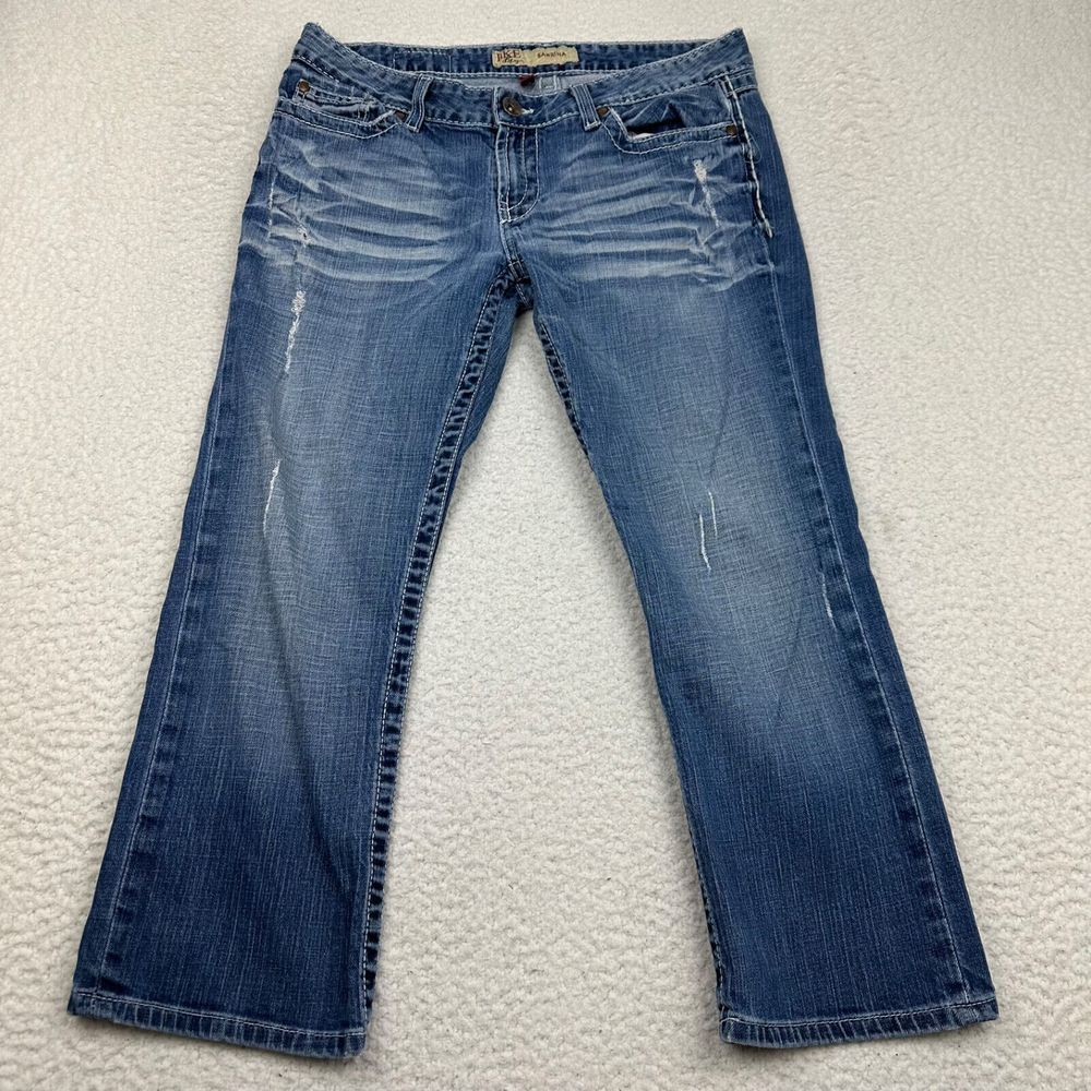 BKE Sabrina Jeans‎ Women's 31 (Actual 32X25) Cropped Stretch Low Rise Western